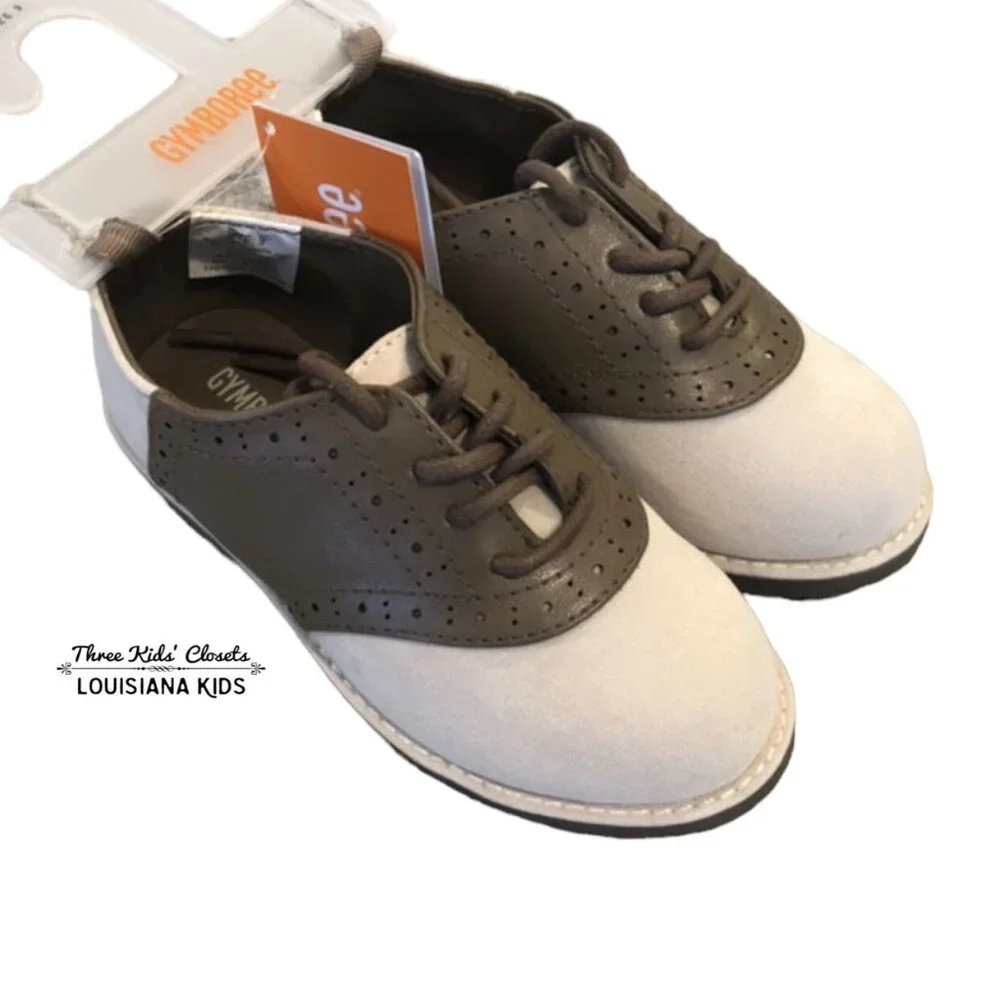 NEW Gymboree Sz 9 Tan Saddle Oxford Shoes